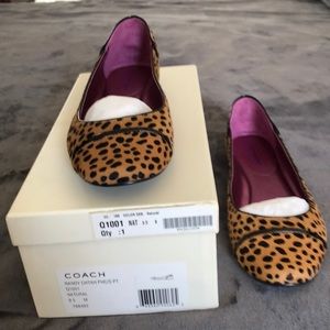 Coach Flats, NEW in box, size 9.5